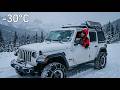 1 Winter Jeep Camping in Extreme Cold - Can We Make It? ❄️🥶#survival #camping
