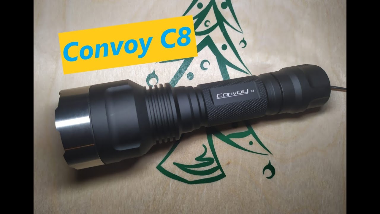 Latarka Convoy C8 montaż diody i sterownika