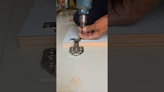 Perfect Soft Close Cabinet Hinges Installation 🔧 | Satisfying Woodworking Shorts #shortvideo