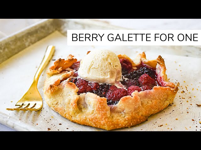 Single Serve Berry Galette for One - YouTube