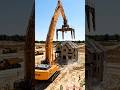 Mega Excavator Lifts an Entire House 😱 Impossible Heavy Machinery! #Shorts #engineering #exacavator