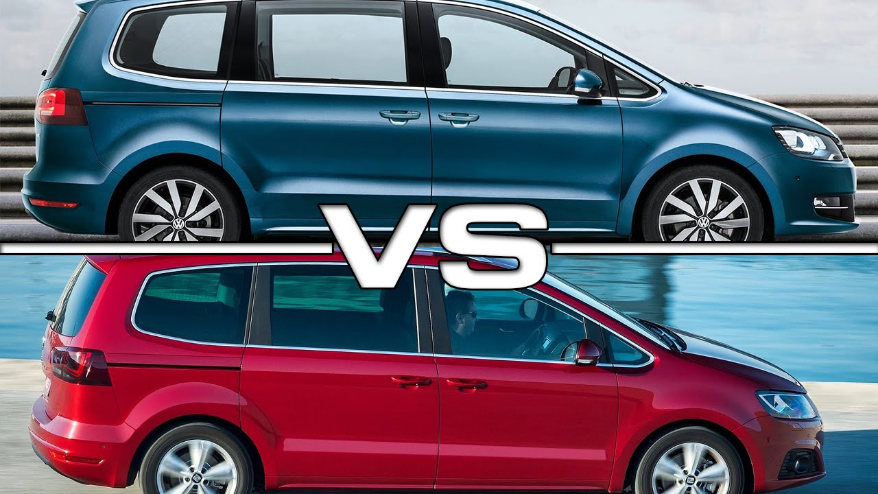 2016 VW Sharan vs 2016 Seat Alhambra 