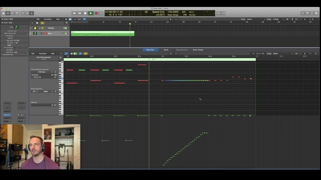 Programming drums in Logic Pro X pt 6 Drum rolls and ghost notes YouTube