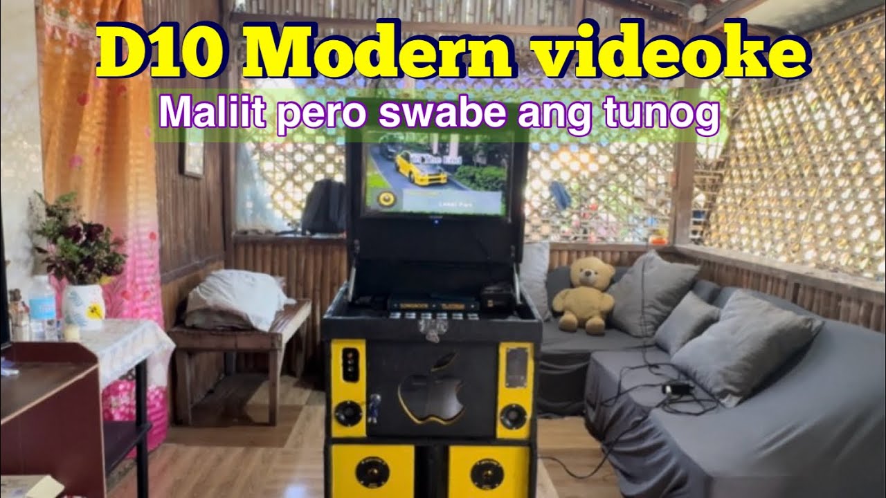 D10 MODERN VIDEOKE GANDA NG TUNOG | PAANO GUMAWA NG VIDEOKE | JEFF MOTODRONE