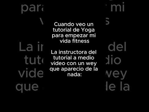 Cuando haces yoga