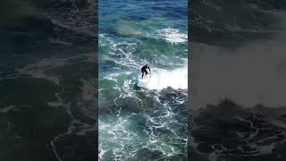 SUP Surfer eats it #westernaustralia #drone #surfing #supsurfing #wipeout
