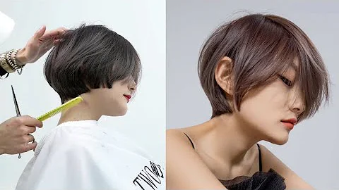 非常好看的一款短发剪发教学，一定要看完A very good-looking short hair cutting tutorial, you must read it - 天天要闻