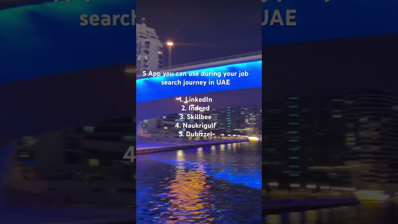Looking for a Job in the UAE? These 5 Apps Will Change Everything! 
