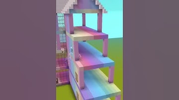 Mini World Block Art  Sky block building house timelapse, Mimi World, Animation be like