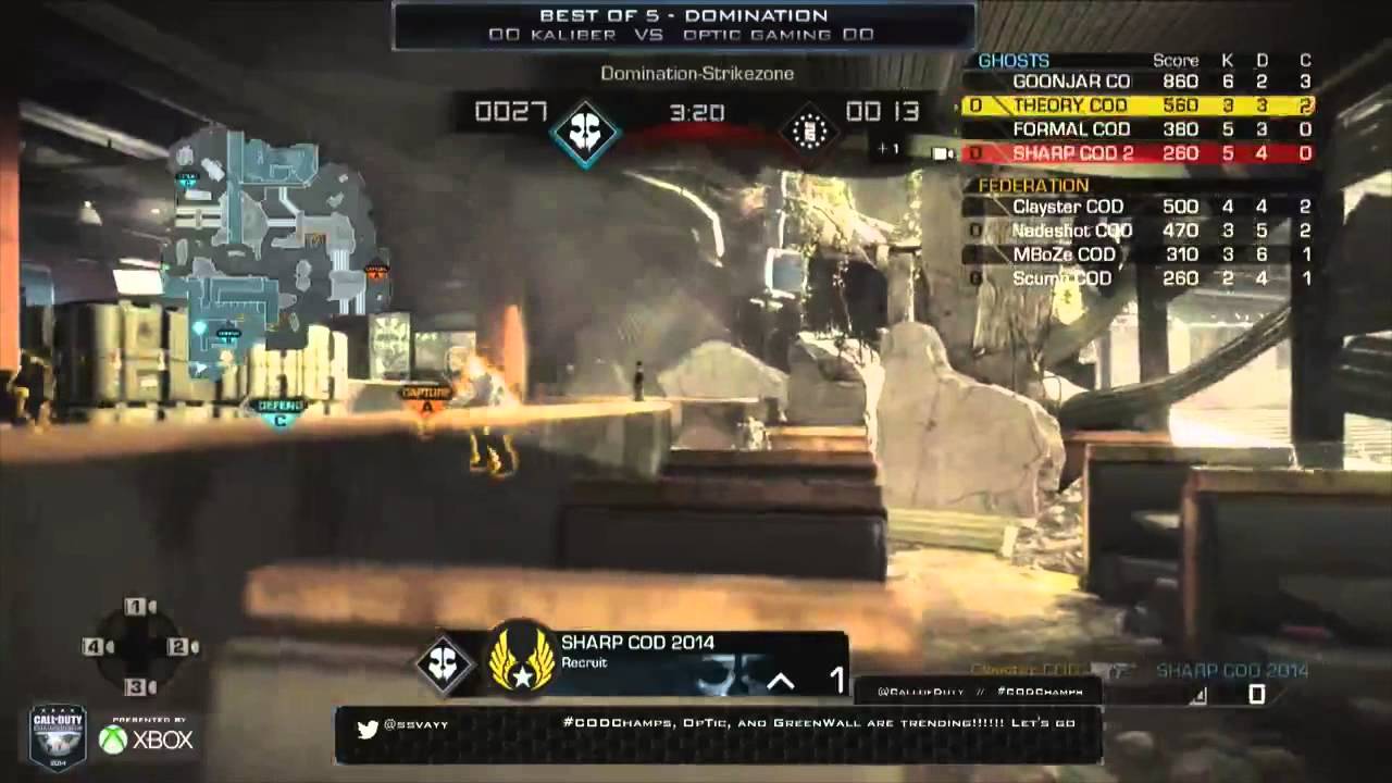 OpTic vs TK COD CHAMPS 2014 GAME1