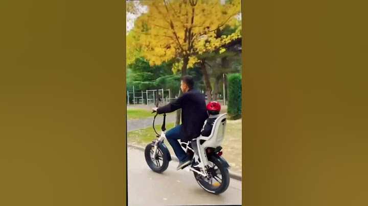 Elektrikli Bisiklet Arkaya Çocuk Koltuğu Uygulaması 🚴 #elektriklibisiklet #ebike