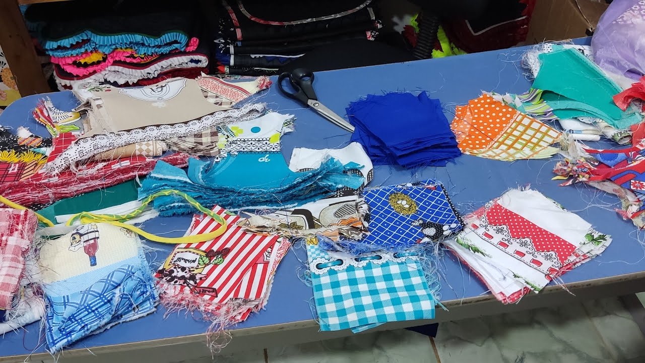 QUAL É O VALOR DOS TAPETES DE PICADINHOS DE SOBRAS DE RETALHOS 🤔VEJA A QUANTIDADES QUE DEU 😱🤑E DICAS