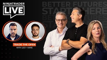 NinjaTrader Live | Futures Trading + Analysis w/ Brent Donnelly, Kane + Leo, and Stowe (11/5/25)