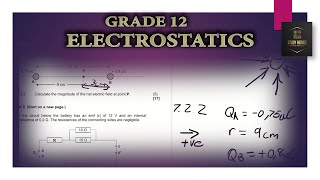 Electrostatics - Grade 12 - 2016 November P1 - Question 7