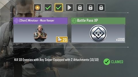 How to kill 10 Enemies with Any Sniper Equipped with 2 Attachments in Season 1 2023 CODM