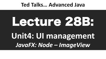CSCI2120 - Lecture 28B  Unit4-UI - JavaFX - ImageView