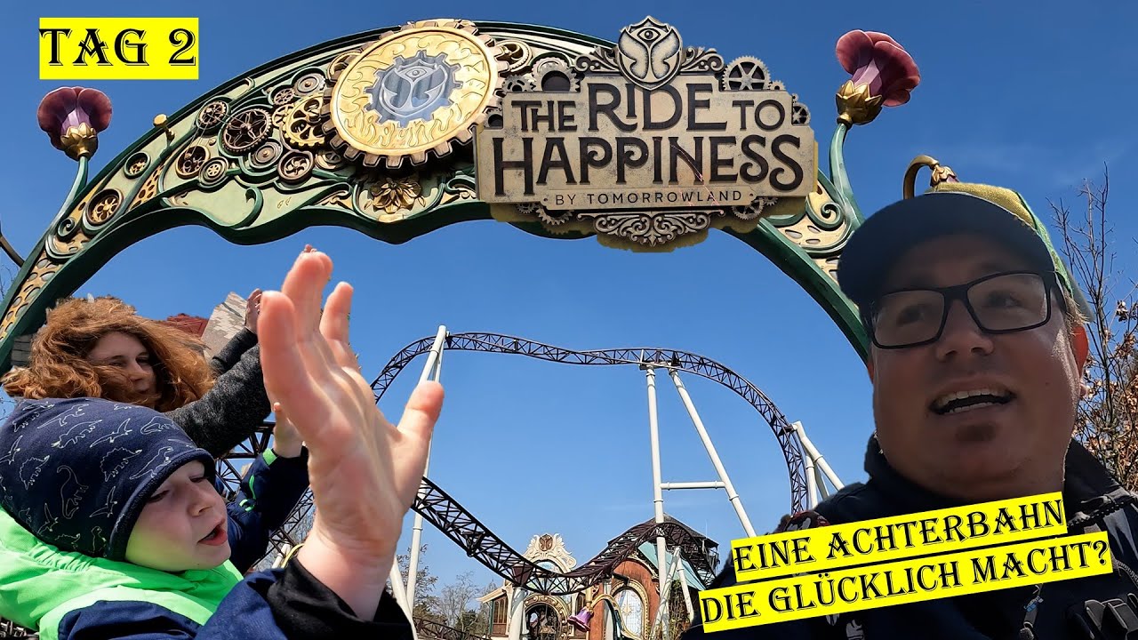 Tag 2 im Plopsaland - ENDLICH "The Ride to Happiness" (4K) 04-2023 | VLOG 