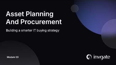 Strategic IT asset planning