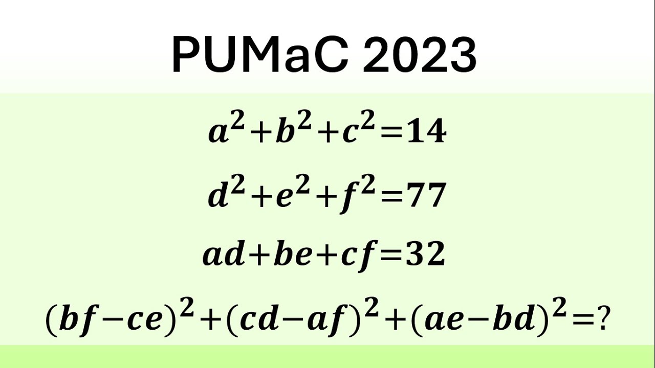 Princeton University Math Competition 2023 | Can You Solve?
