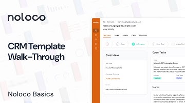 CRM Template Walk-Through | Noloco Basics
