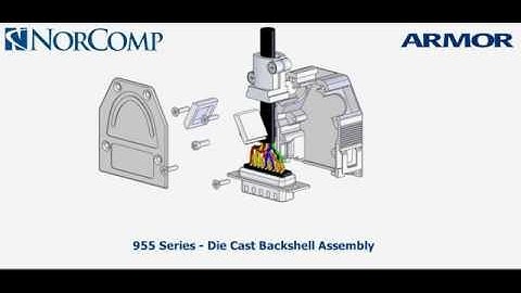 ARMOR - 955 Series Die Cast Backshell Assembly