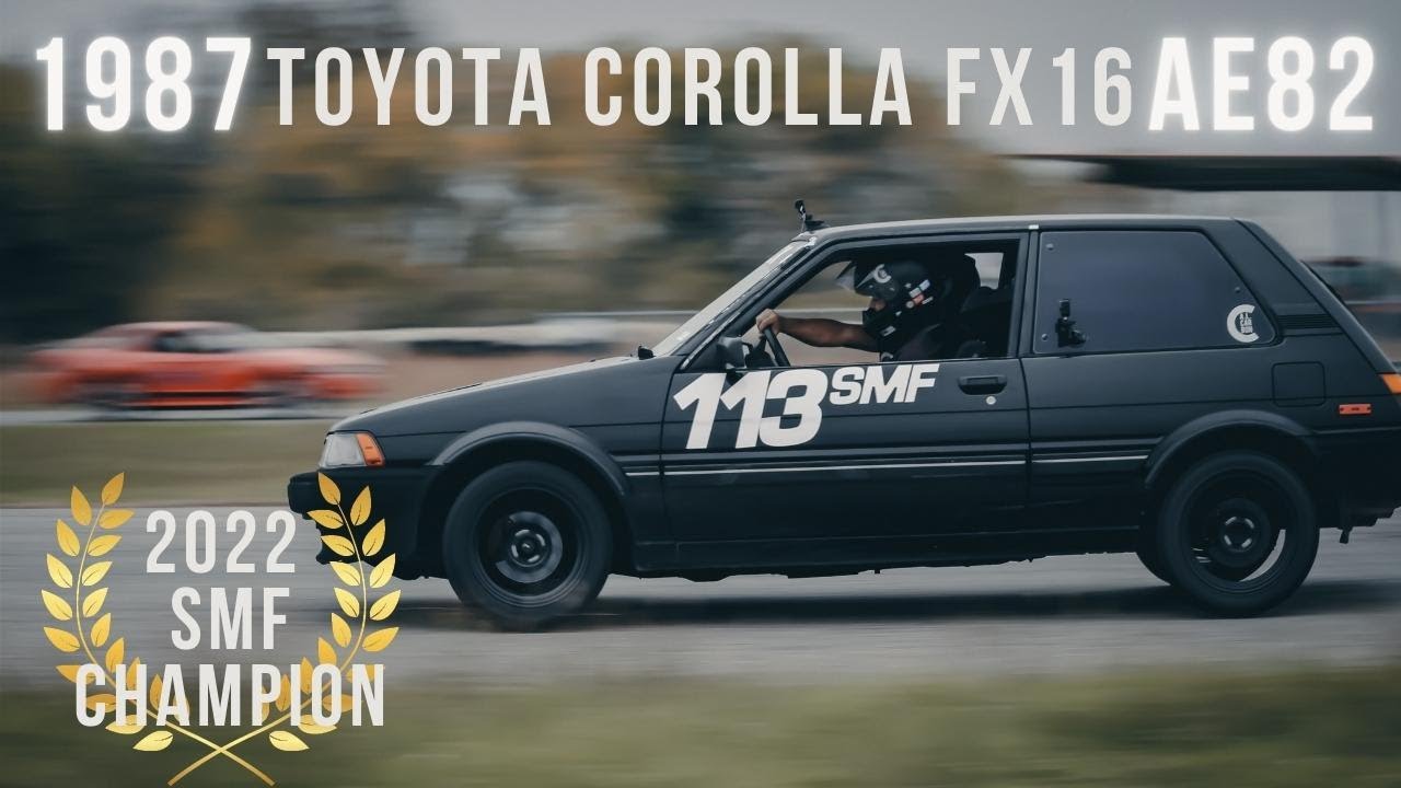 Slowest and Fastest Runs Autocross #12 in my 1987 Toyota Corolla FX16 ...