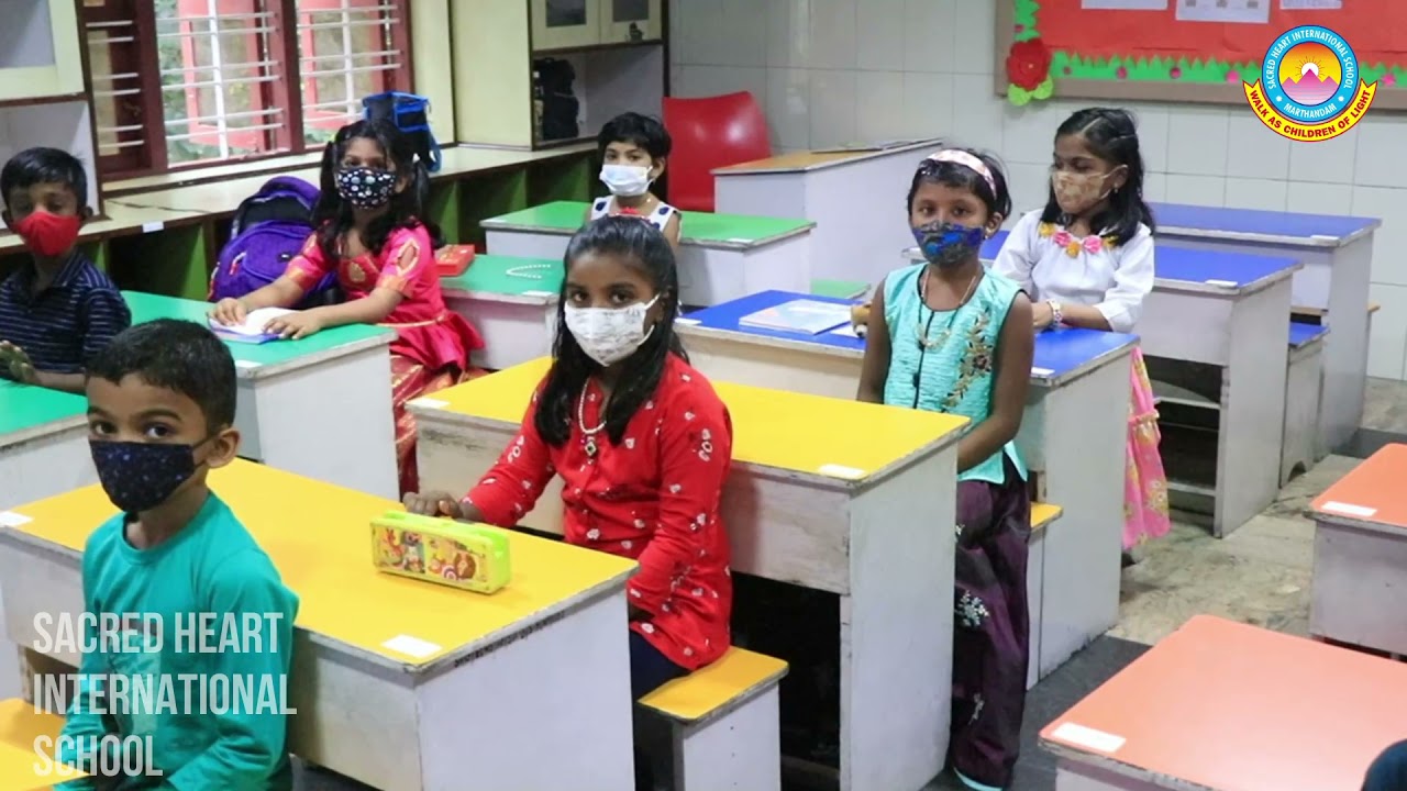 Reopening day Glimpses  2021-22 | GRADE I TO VIII | Sacred heart International School, Marthandam