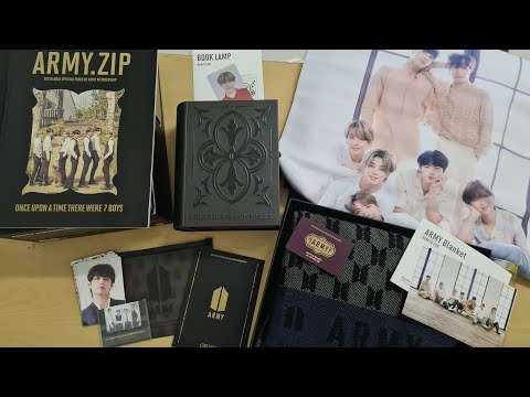 UNBOXING OFFICIAL BTS ARMY MEMBERSHIP KIT (7th ARMY KIT) + MERCH