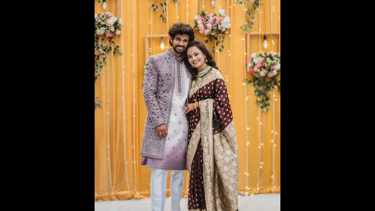 ❤️Chetan Vadnere & 💜Rujuta Dharap's 💞 Reception Pics 💕 