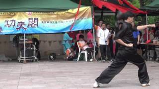 香港功夫表演2015年6月28日少林大聖門劈卦