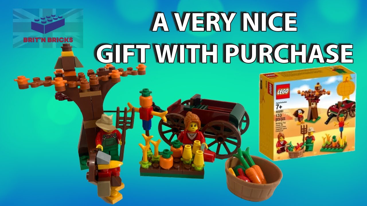 LEGO Set 40261 -  (2017) Gift With Purchase - Thanksgiving Harvest - Build and Review