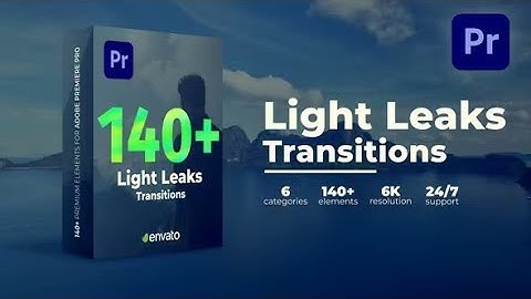 Light Leaks Transitions Premiere Pro Template Download