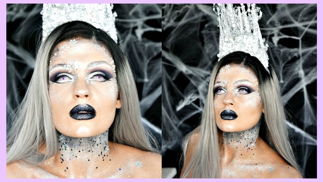 DARK Ice Queen Makeup Tutorial YouTube