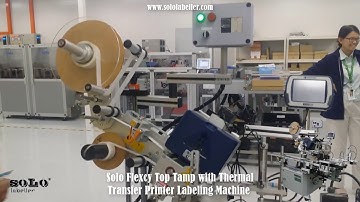 Contact Lens Labelling Machine | Flexcy Top Tamp c/w TTO Printer | Solo Labeller Technology