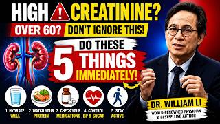 High Creatinine? Over 60? Do These 5 Things IMMEDIATELY | Dr. William Li