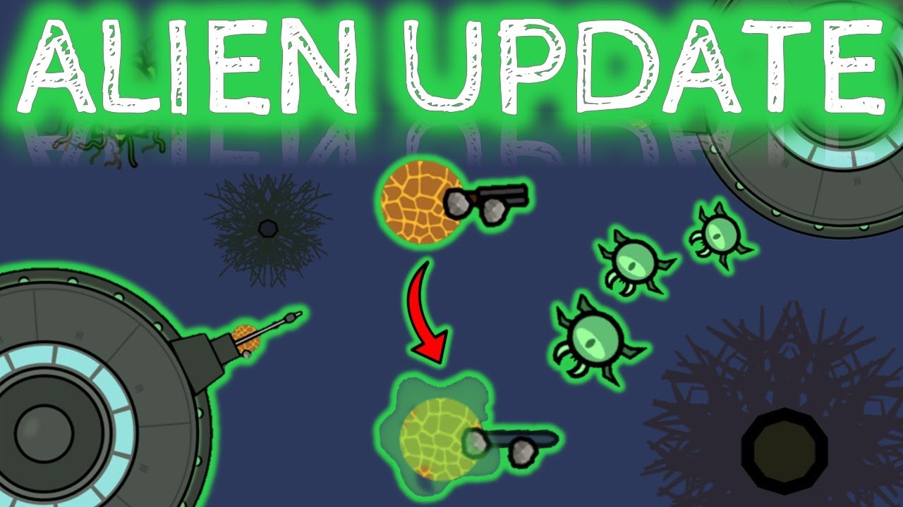 *SURVIV.IO* NEW ALIEN UPDATE (contact mode), SURVIV.IO vs ALIENS !!!