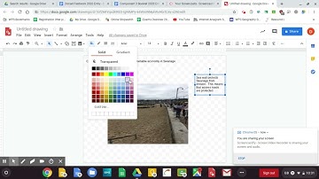 How to annotate a photo using Google Drawings app - Geography GCSE/A-level
