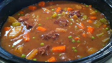 Easy Slow Cooker Beef Stew | One Pot Chef