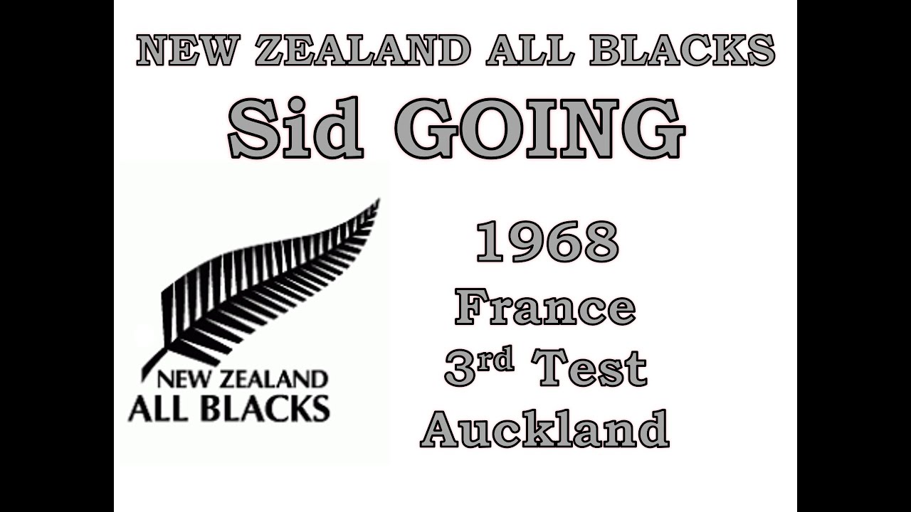Sid Going (1st try) - 1968 3rd Test against France on Eden Park, Auckland