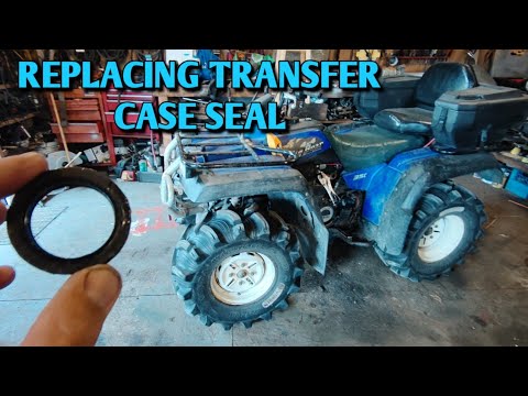 How To Replace a Transfer Case Oil Seal On 2000 Yamaha Big Bear 350 4x4