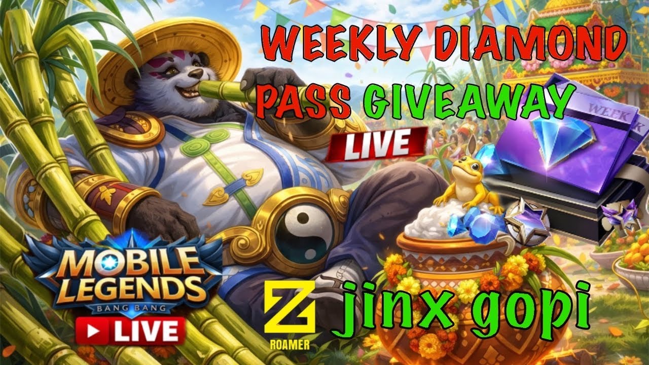 💎 Weekly Diamond Pass Giveaway!
Road to 500 Subs 🎯