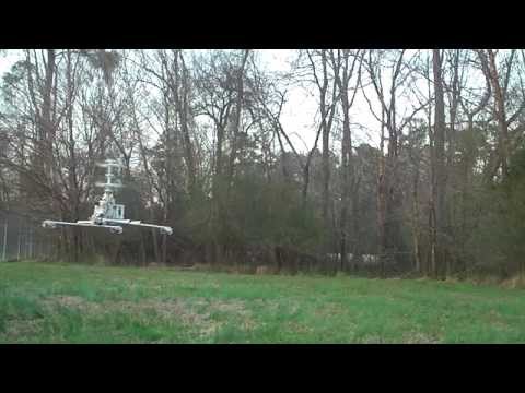 3d Printed RC Helicopter Test-Out of Ground Effect