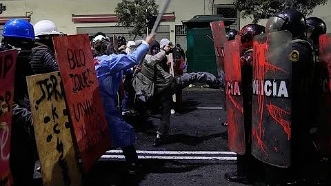 Transport workers protest after driver’s murder in Peru