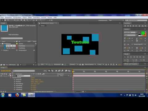 Adobe After Effects CS4 Tutorial "3D Kamera" !German!