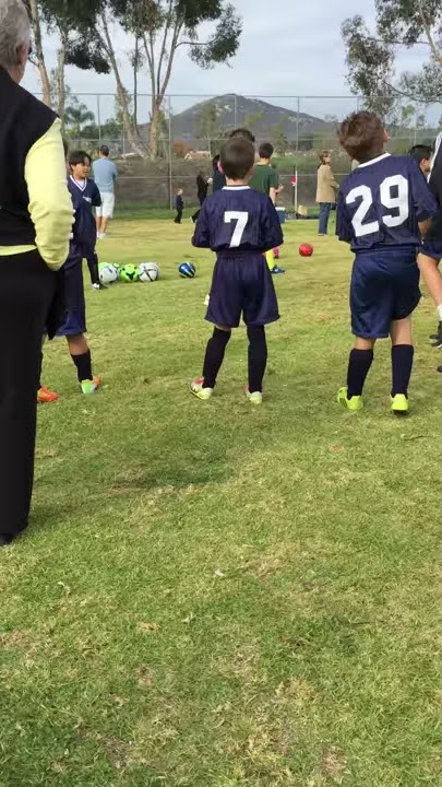 1st grade soccer warmup