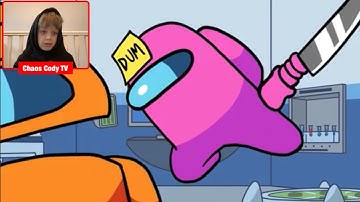 Among Us Logic: Hacking Security Cams! | Cartoon Animation by GameToons (Reaction Video)