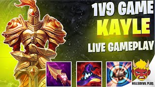 Kayle Mid 1v9 Game! - Wild Rift HellsDevil Plus Gameplay