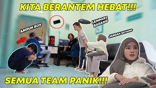 PRANK!! FIGHTING IN FRONT OF THE TEAM, SHOLLING AND THROWING THINGS