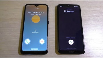 Samsung Galaxy M01 vs Nokia 2.2 Incoming Calls