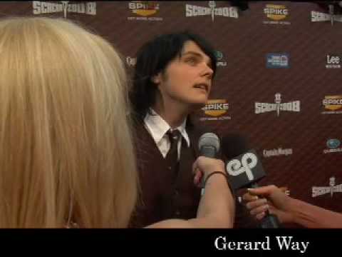 Gerard Way Spike TV Scream Awards Red Carpet Inter...